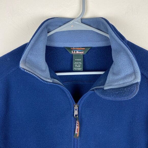 L.L. Bean Full-Zip Fleece Jacket - Navy - Picture 6 of 6